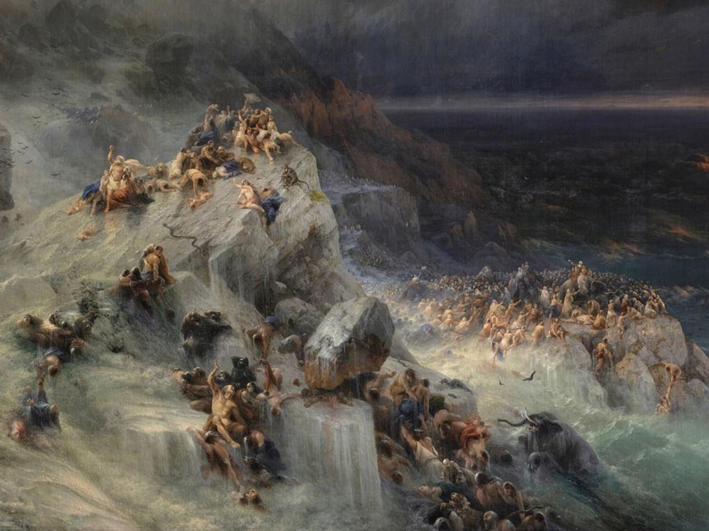 Иван Айвазовский. Всемирный потоп (фрагмент). 1864. Государственный Русский музей, Санкт-Петербург