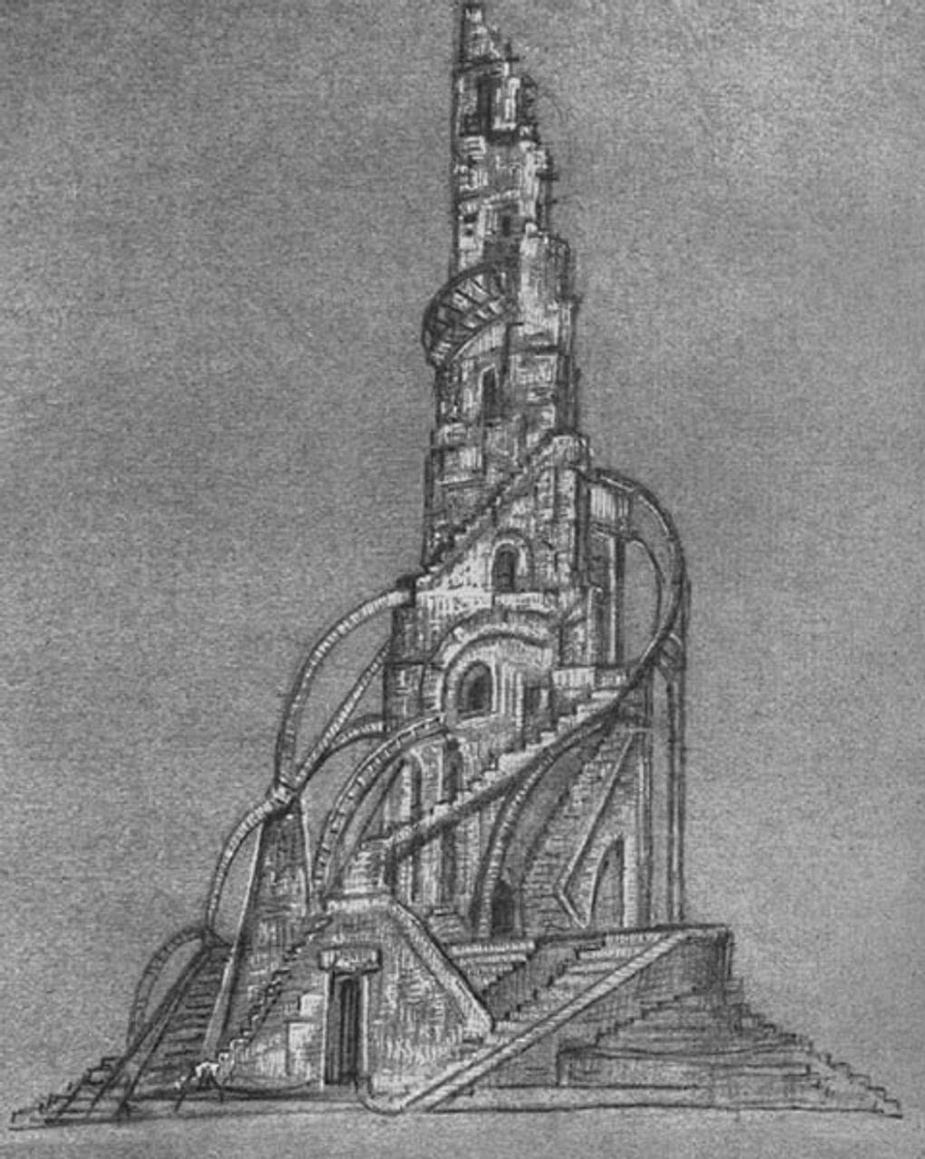 Георгий Якулов. Эскиз памятника 26 бакинским комиссарам (фрагмент). 1923. Национальная картинная галерея Армении, Ереван, Республика Армения