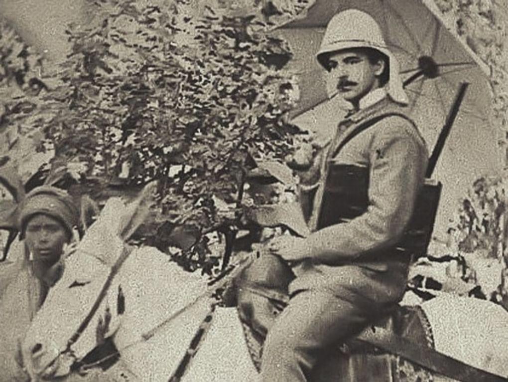 Профессор Владимир Голенищев в Египте. Фотография: архив Государственного музея изобразительных искусств имени А.С. Пушкина, Москва