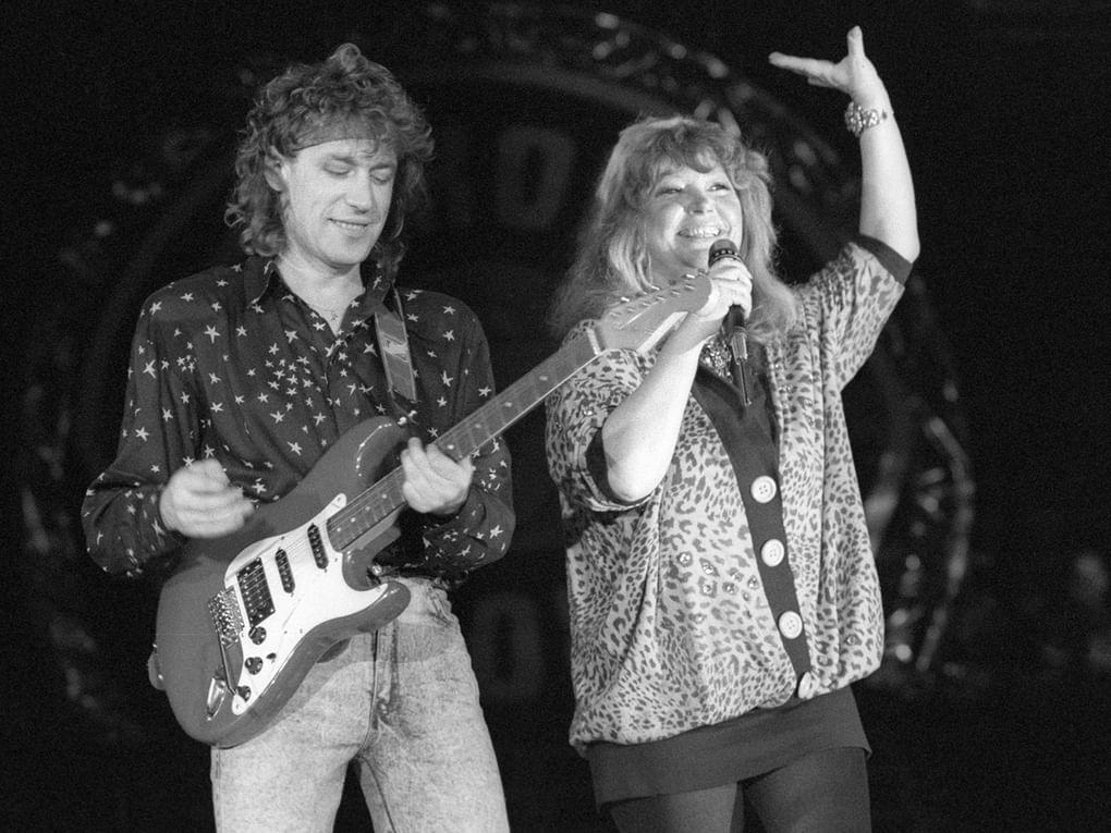 Владимир Кузьмин и Алла Пугачева. 1988 год. Фотография: Роман Подэрни, Сергей Серегин / ТАСС