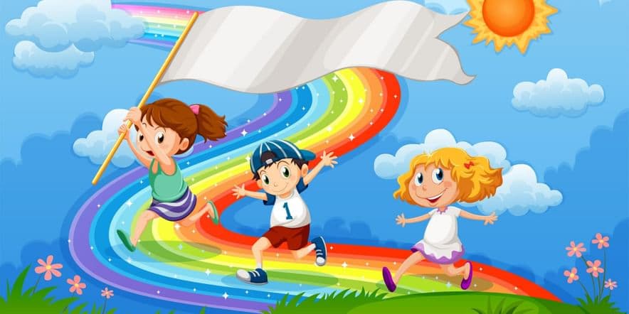Основное изображение для события «Счастливое детство» — игровая программа