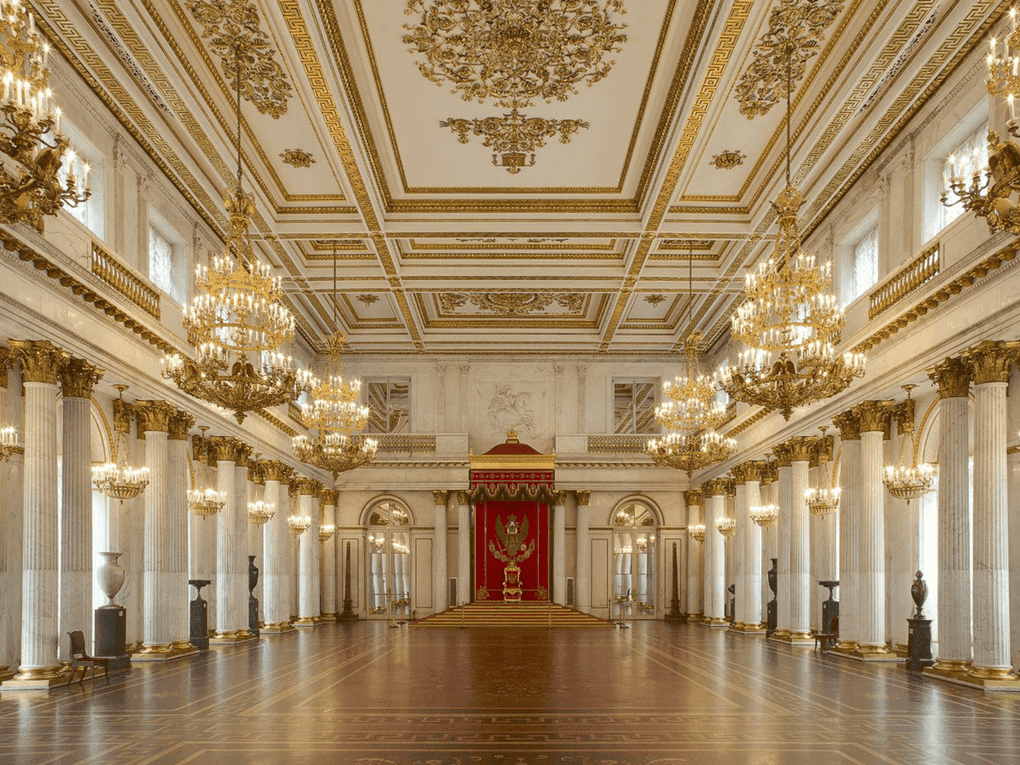 Георгиевский зал, Государственный Эрмитаж, Санкт-Петербург. Фотография предоставлена пресс-службой Государственного Эрмитажа