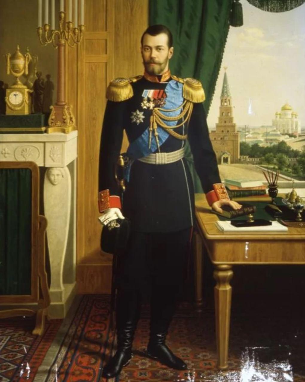Николай Яш. Портрет императора всероссийского Николая II. 1896. Государственный исторический музей, Москва