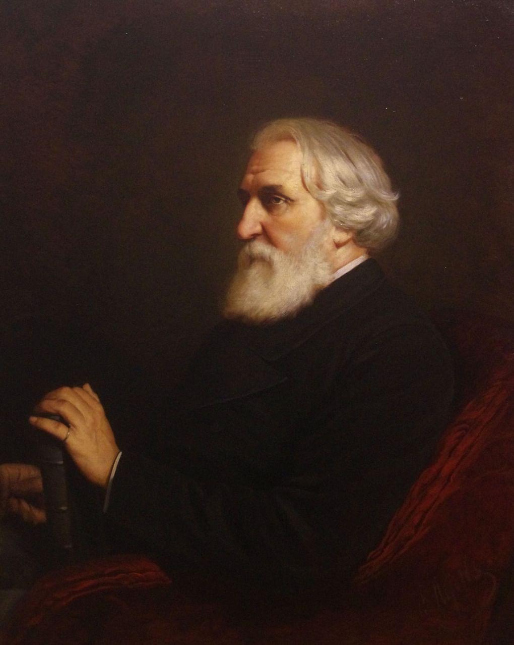 Василий Перов. Портрет писателя Ивана Тургенева. 1872. Государственный Русский музей, Санкт-Петербург