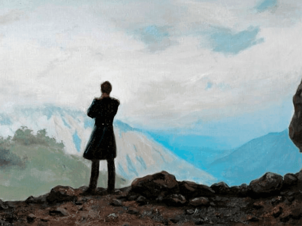 Михаил Решетнев. Михаил Лермонтов на Кавказе (фрагмент). 1995. Государственный Лермонтовский музей-заповедник «Тарханы», Лермонтово, Пензенская область