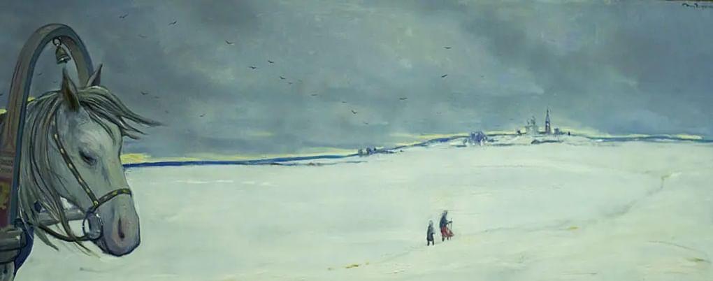 Илья Глазунов. В России. Боровск. 1999. Частное собрание