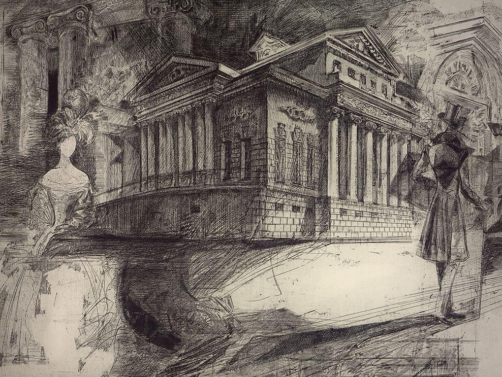 Денис Мациевич. Музей и его фантомы (фрагмент). 2007. Государственный музей-заповедник «Остафьево», село Остафьево, Московская область
