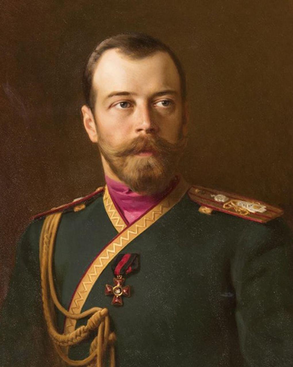 Василий Верещагин. Портрет Николая II (фрагмент). После 1909. Государственный художественно-архитектурный дворцово-парковый музей-заповедник «Павловск», Павловск, Санкт-Петербург