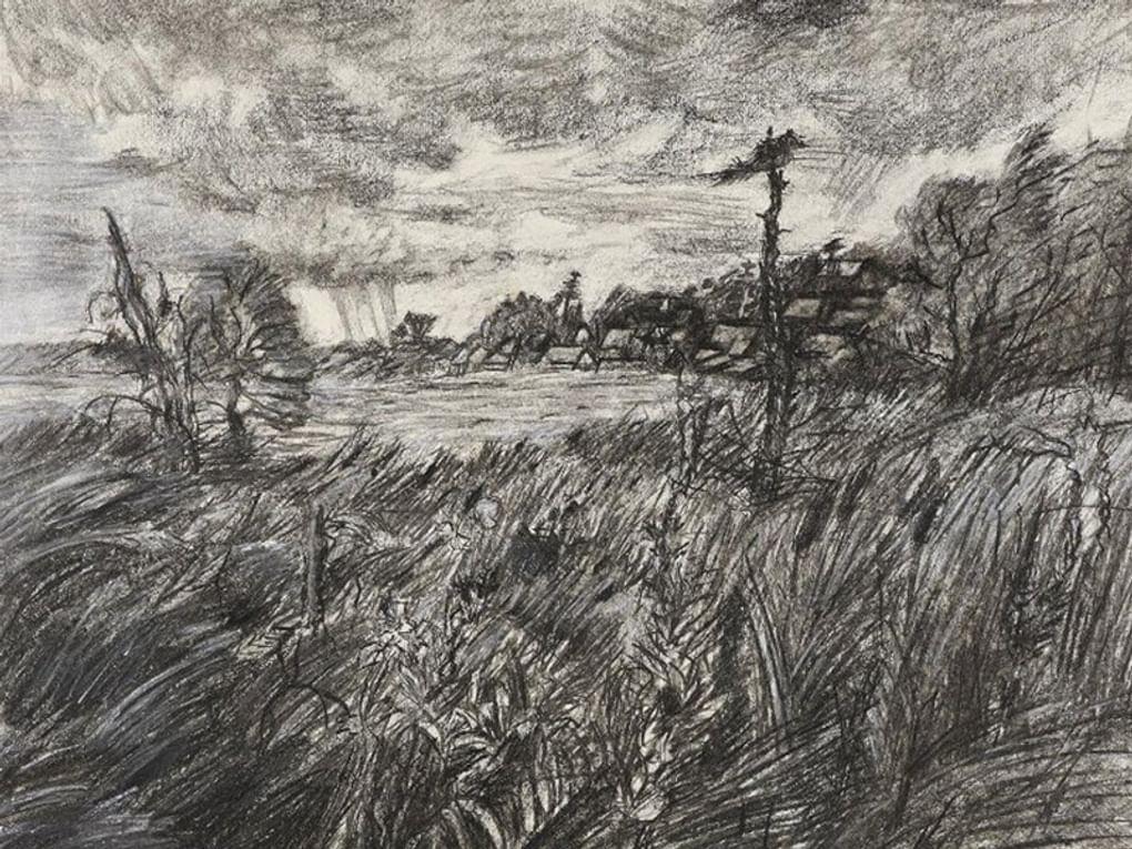 Ольга Ковтун. Сорока (фрагмент). 1987. Краснодарский краевой художественный музей им. Ф.А. Коваленко, Краснодар