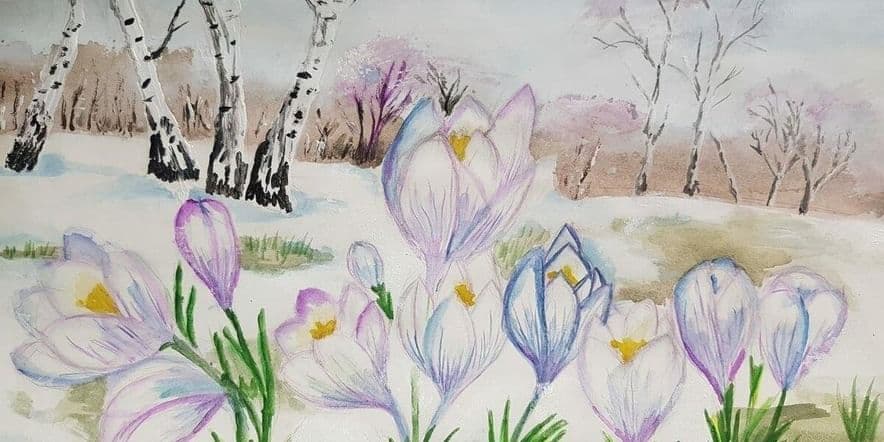 Основное изображение для события Выставка детских рисунков «Весна идёт»