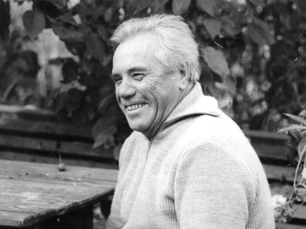 Виктор Астафьев. Село Овсянка, Красноярский край, 1986 год. Фотография: Красноярский краевой краеведческий музей, Красноярск