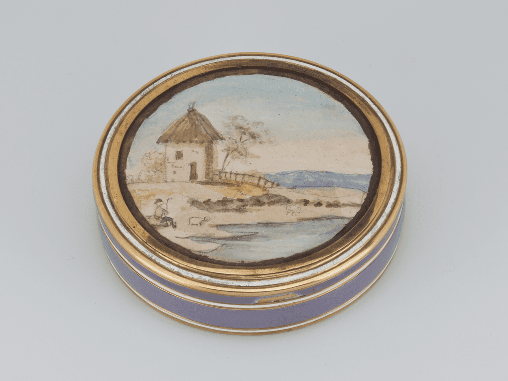 Табакерка с миниатюрой. Мастер Жан Франсуа Ксавье Будде. Санкт-Петербург, Россия. 1789. Государственный Эрмитаж, Санкт-Петербург. Фотография предоставлена организаторами