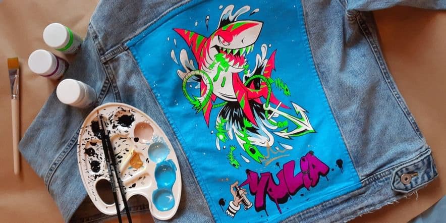 Основное изображение для события Мастер-класс «Роспись джинсовых тканей акриловыми красками»