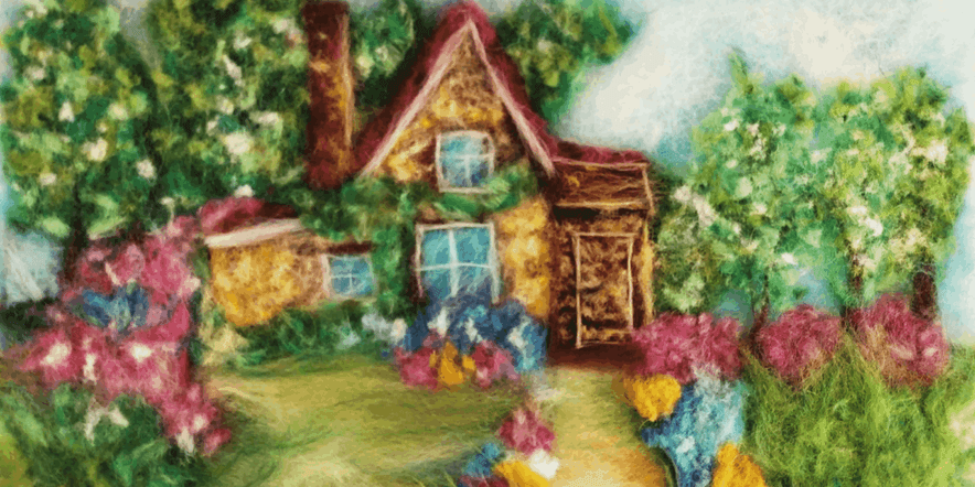 Основное изображение для события Мастер-класс «Деревенский домик в цветущем саду»