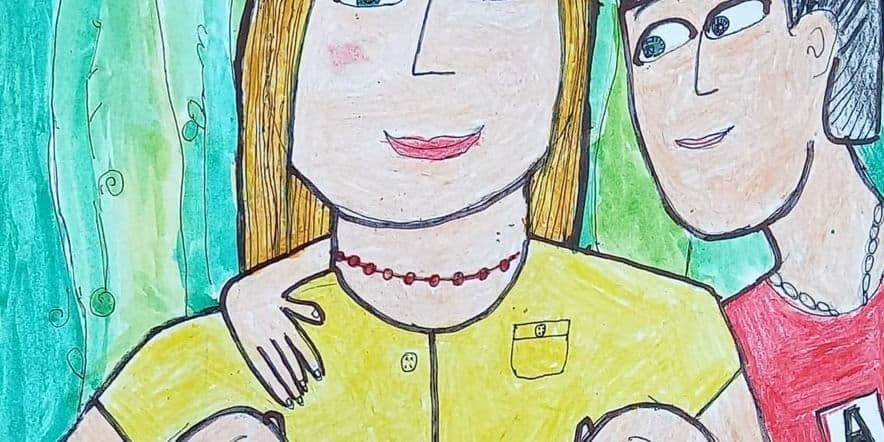 Основное изображение для события Онлайн-Выставка детских рисунков «Я люблю свою семью»
