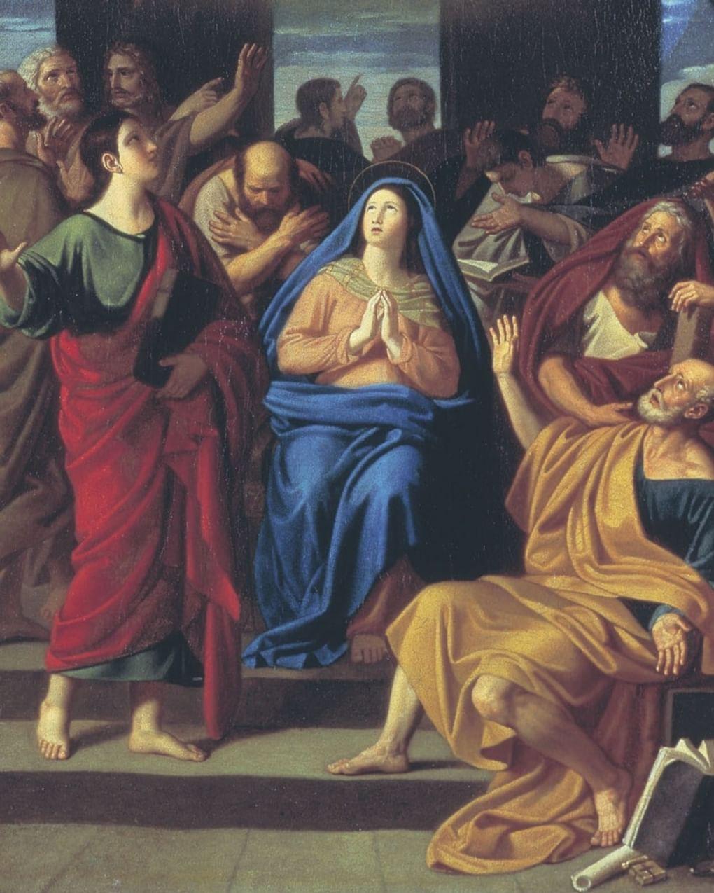 Алексей Егоров. Эскиз «Сошествие Святого Духа на апостолов» (фрагмент). 1811. Государственная Третьяковская галерея, Москва