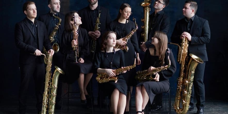 Основное изображение для события Концерт «Мировые шедевры на 12 саксофонах»