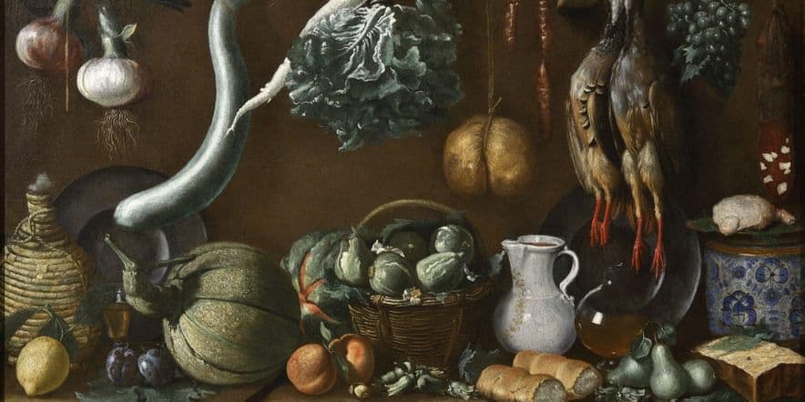 Основное изображение для события Выставка «Цветы, плоды и музыкальные инструменты в итальянской живописи эпохи барокко»
