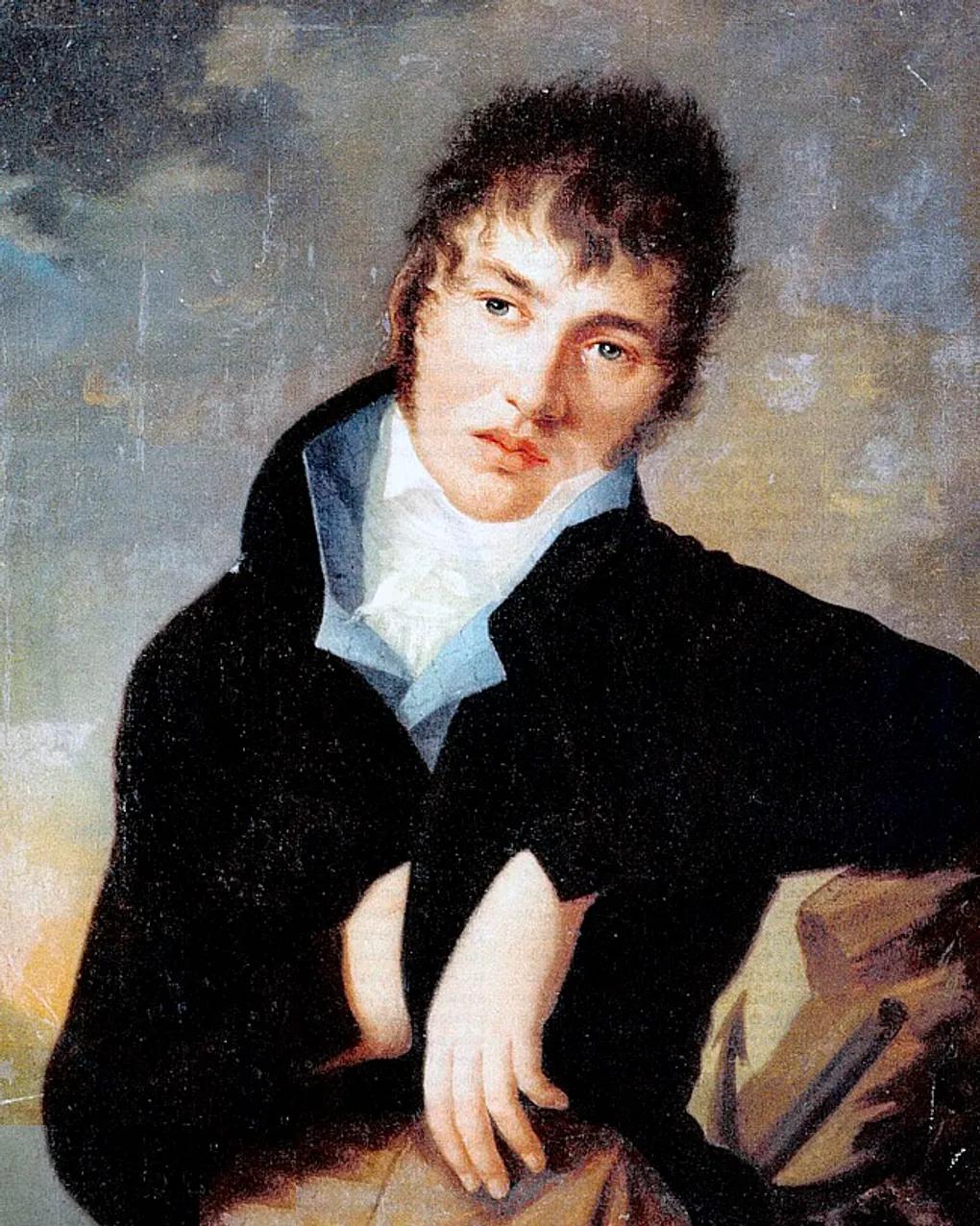 Художник неизвестен. Портрет Федора Толстого (фрагмент). 1803. Государственный музей Л.Н. Толстого, Москва