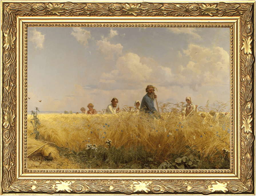 Картина страдная пора косцы