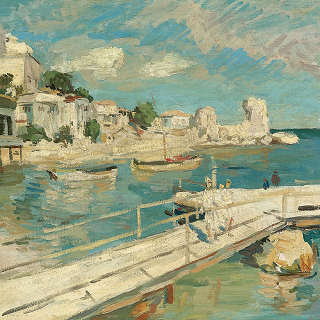 Константин Коровин. На берегу Черного моря. 1914. Частное собрание