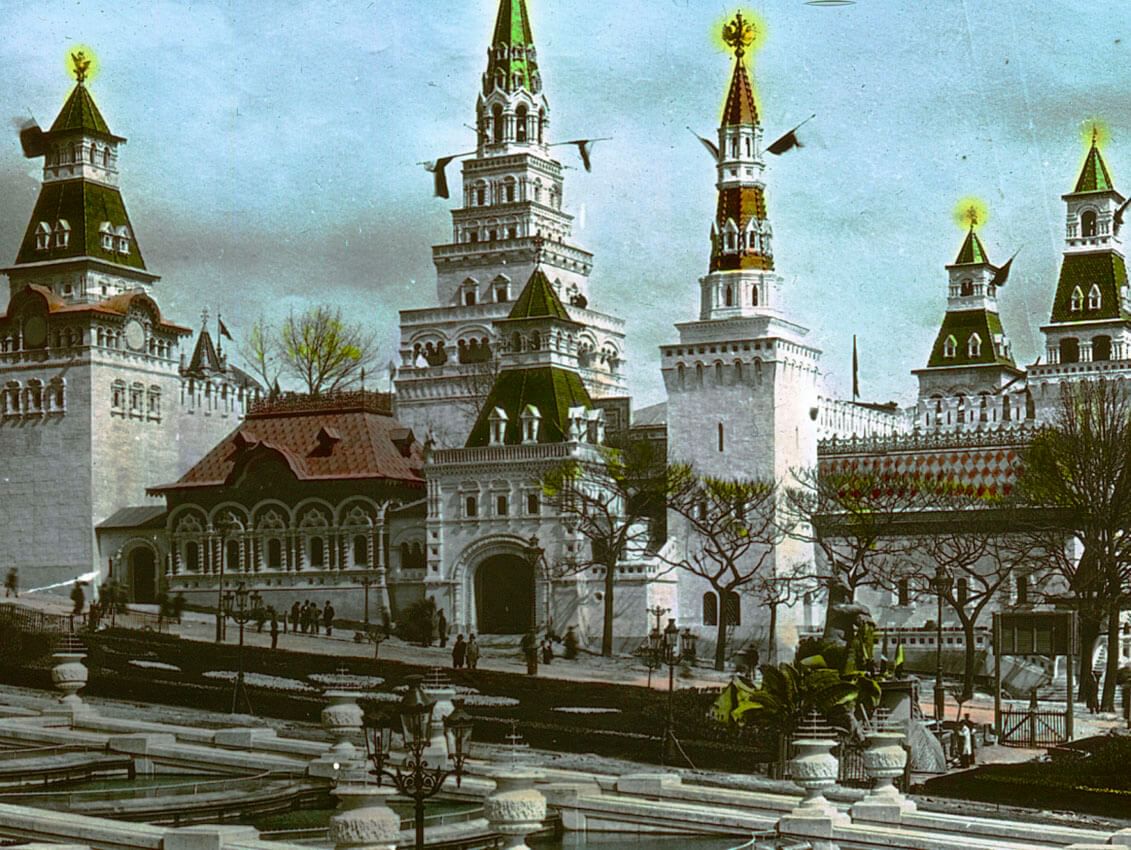 Выставка 1900 года: Павильон русских окраин, Транссиб и матрешка