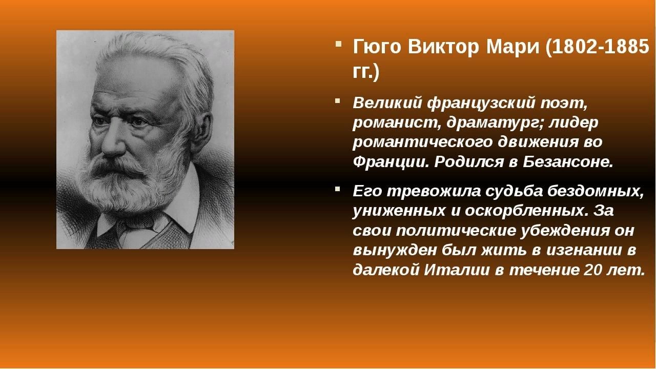 Презентация французский писатель