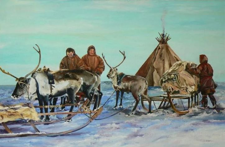 Народы крайнего севера рисунок