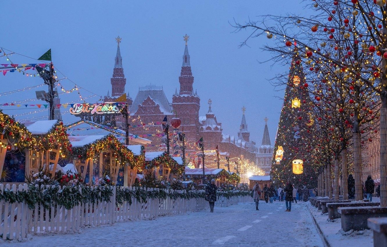 достопримечательности москвы зимой