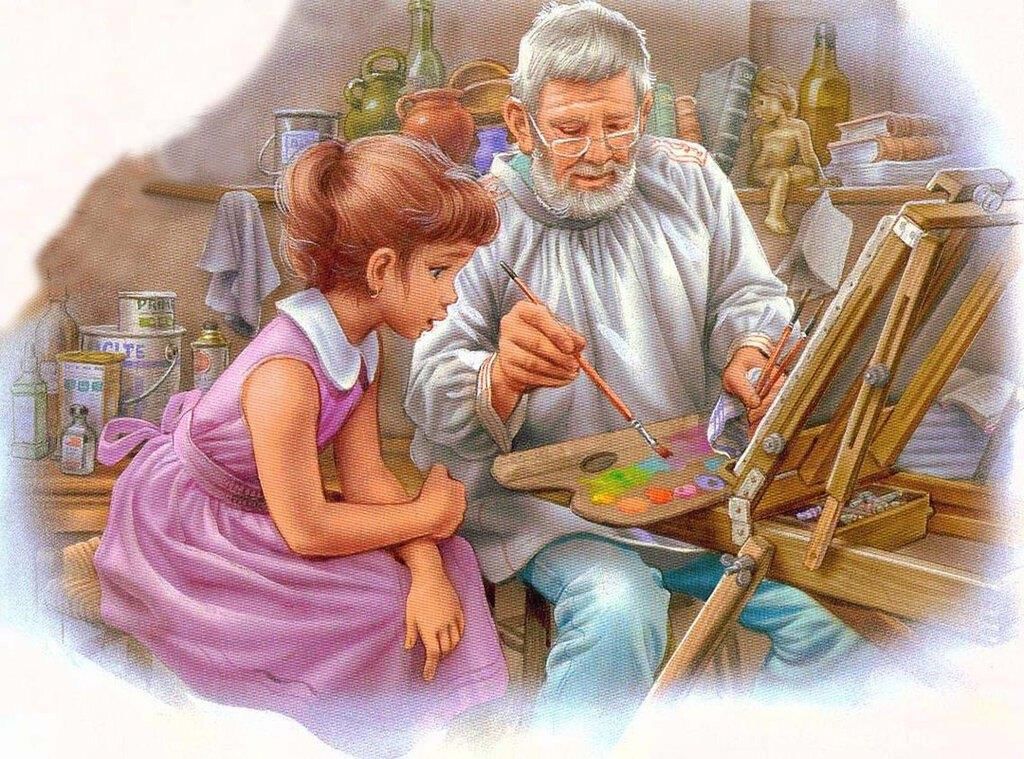 Художница картинка для детей