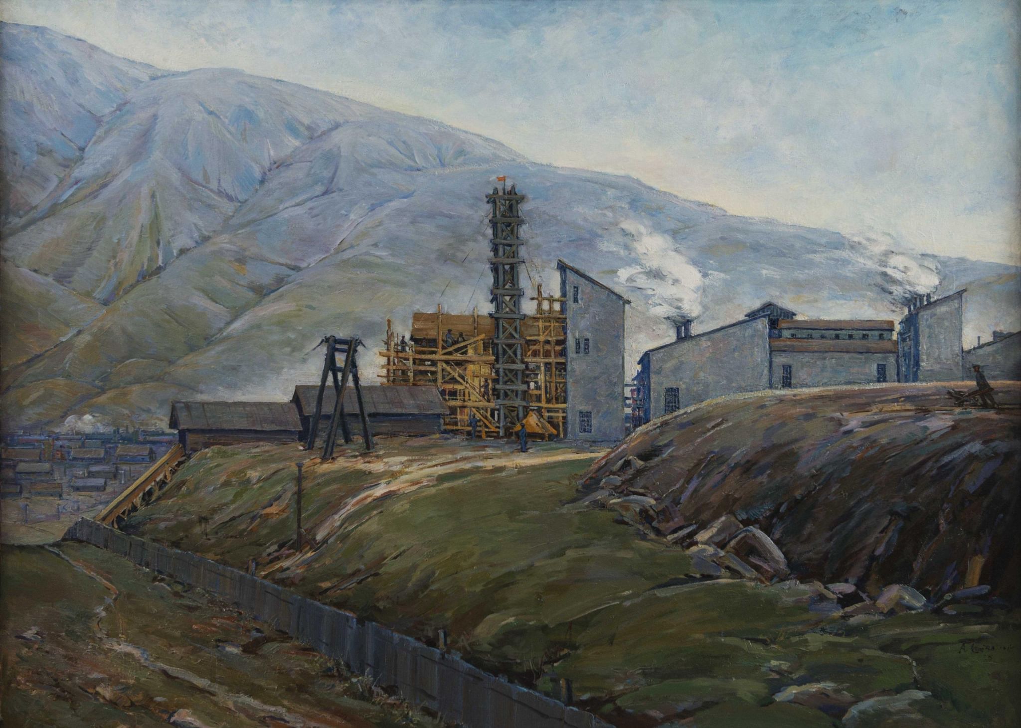 Лекция «Индустриальный пейзаж в советской живописи»