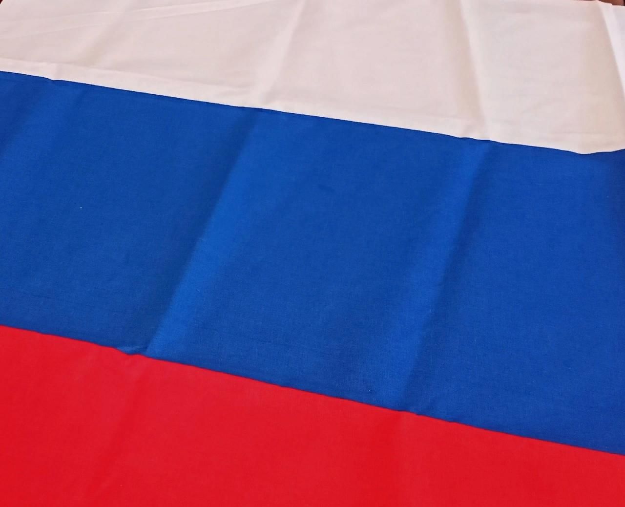 Тематический час «Гордо реет флаг России»
