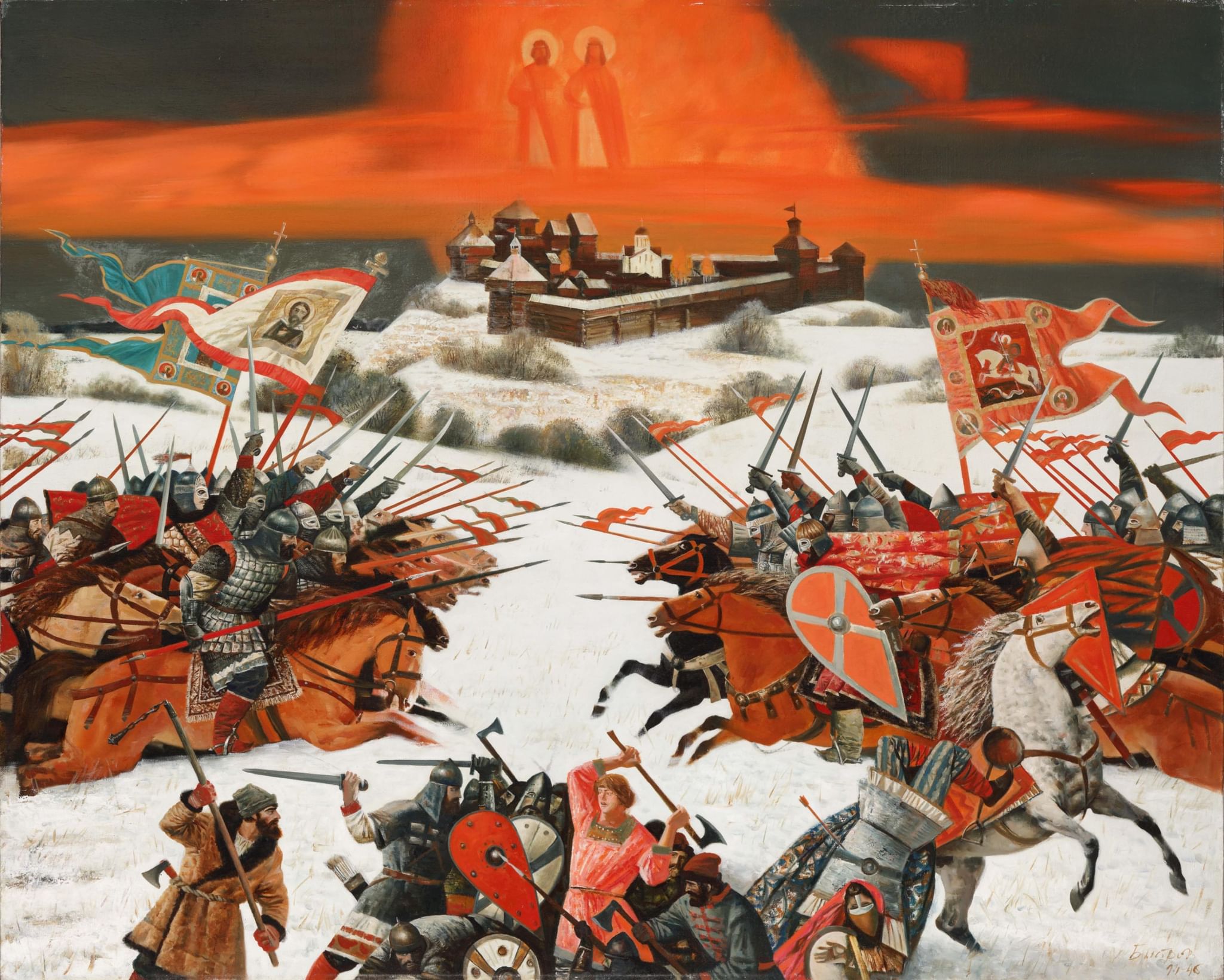 Выставка Александра Быстрова и учеников «Война и мир»
