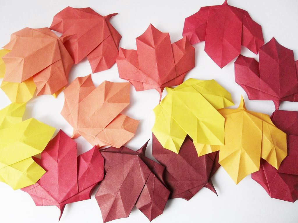 «Осенняя пора» - мастер - класс в технике оригами