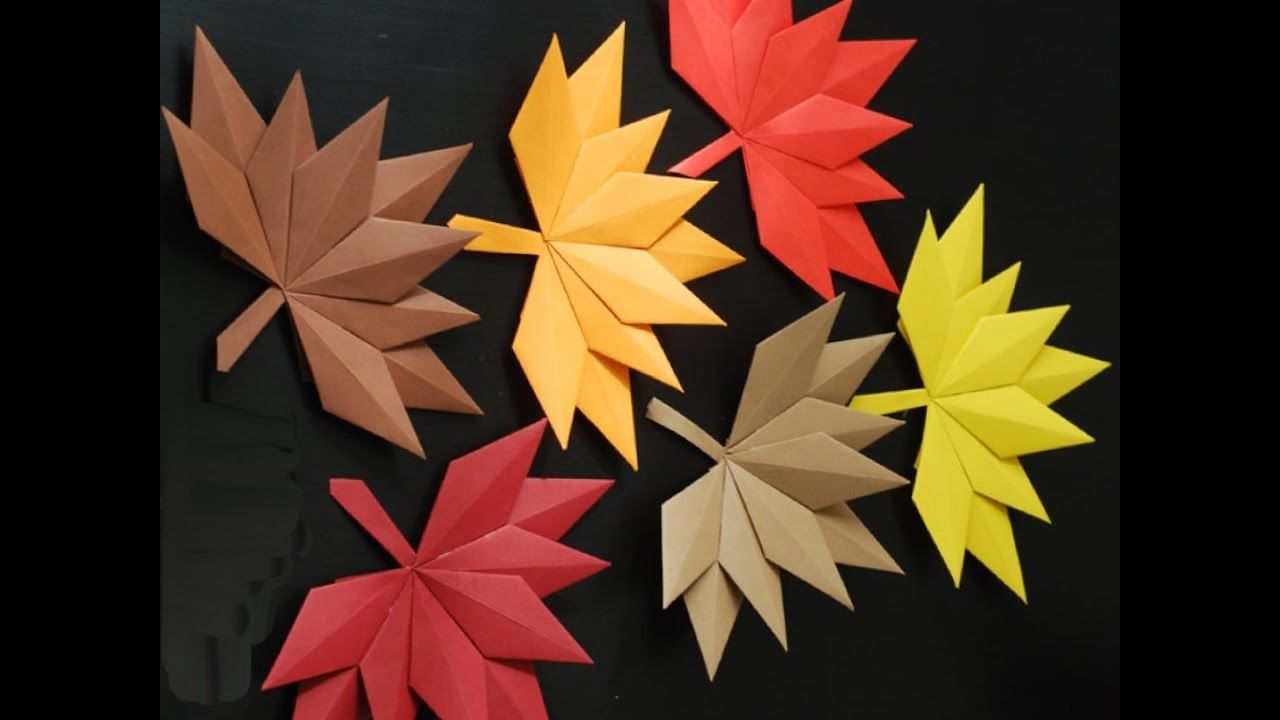 «Осенняя пора» - мастер - класс в технике оригами